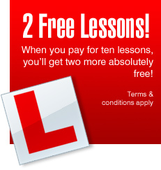 2 Free Lessons when you buy 10 lessons